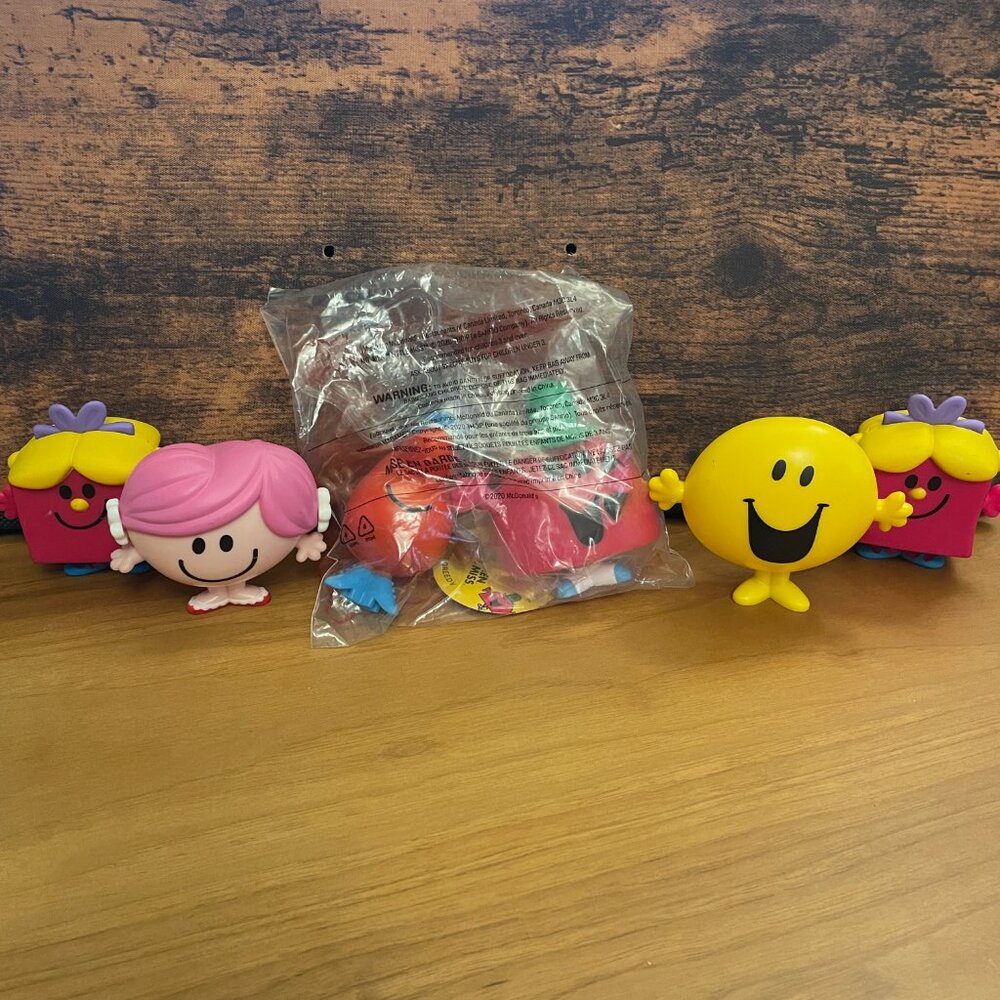 Mr Men Little Miss McDonalds 2019 Toys Lot (SKU: 77TO)